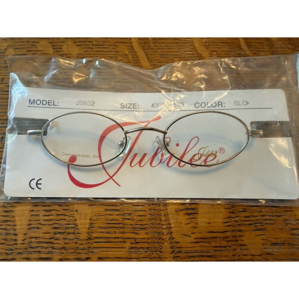 NWT Jubilee Kids 5602 Gold Tone Metal AUTHENTIC EYEGLASSES FRAME RX 43-19-130